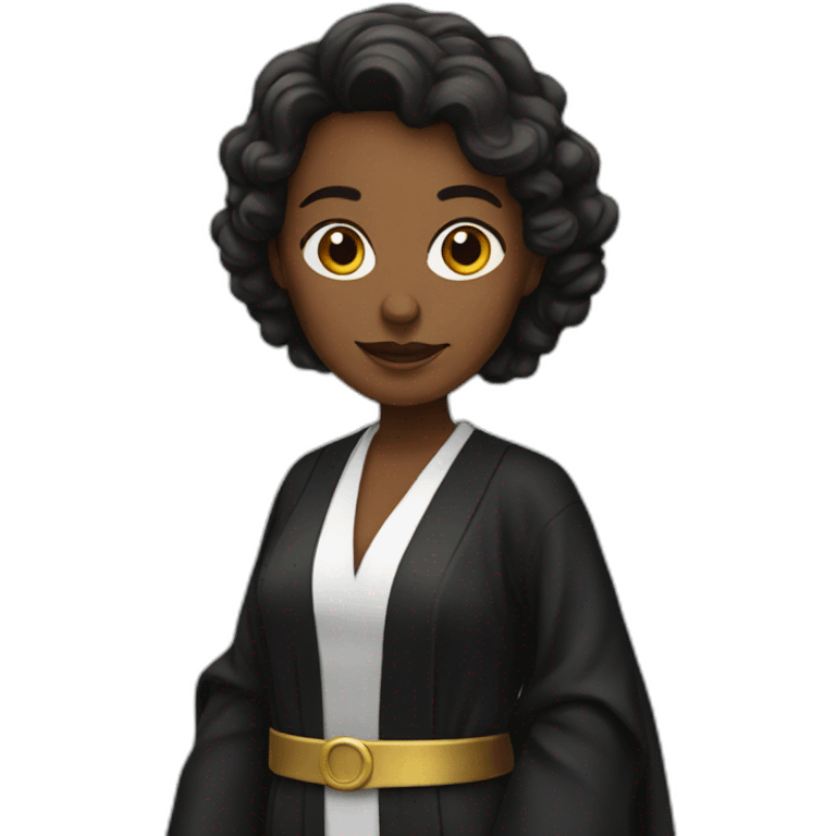 woman lawyer Wearing a robe emoji