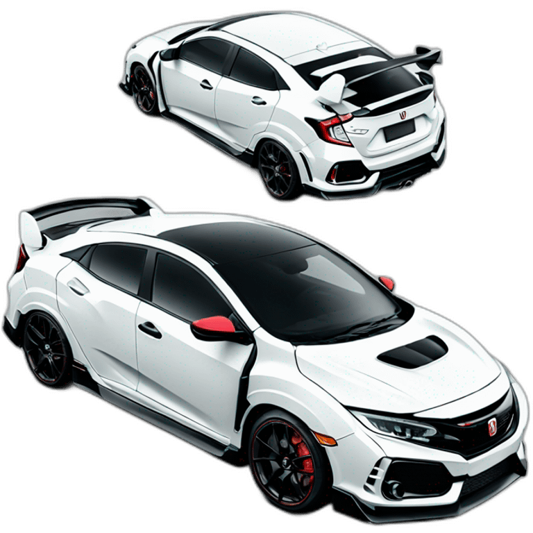 white civic type r emoji