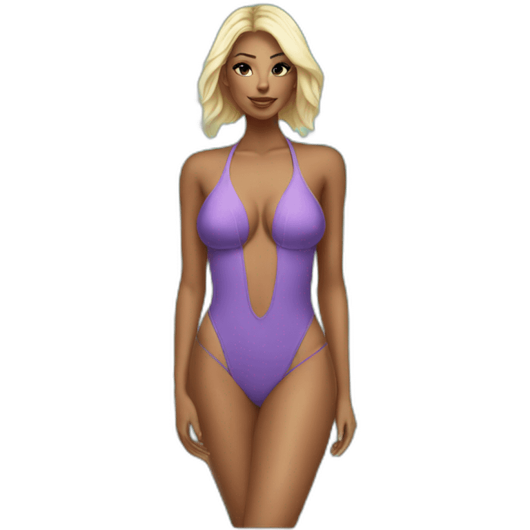 sexy chic in swimsuit emoji