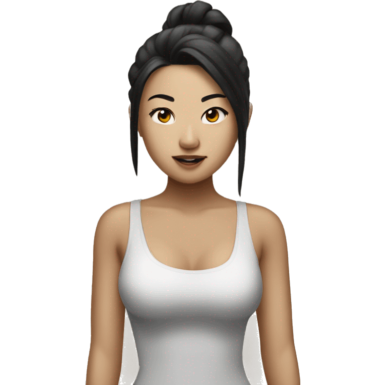 Asian baddie emoji