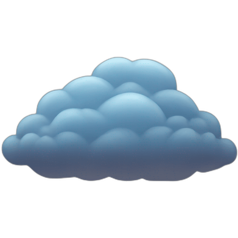 Raincloud over desert mesa emoji