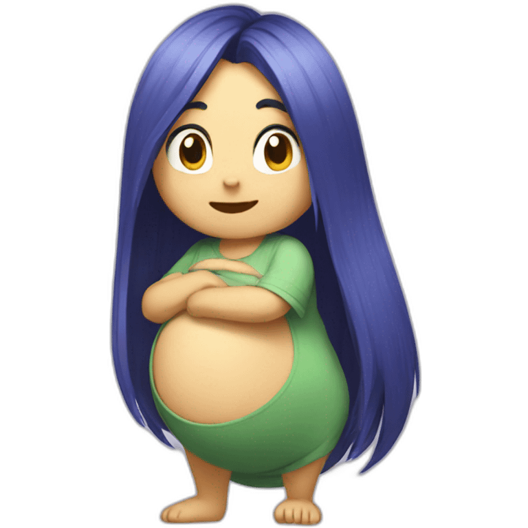 Pregnant-sonic emoji