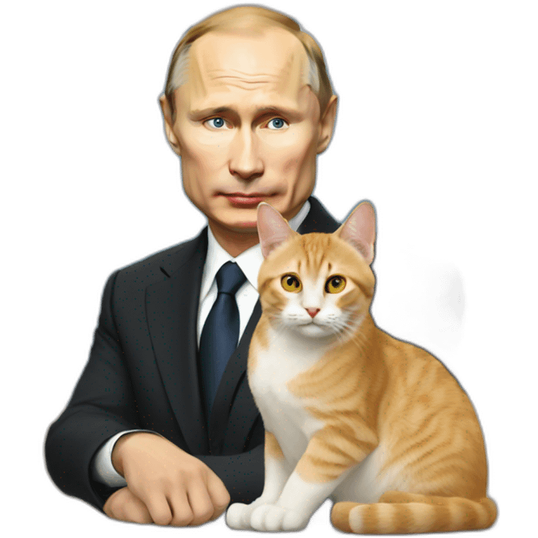 putin with cat emoji