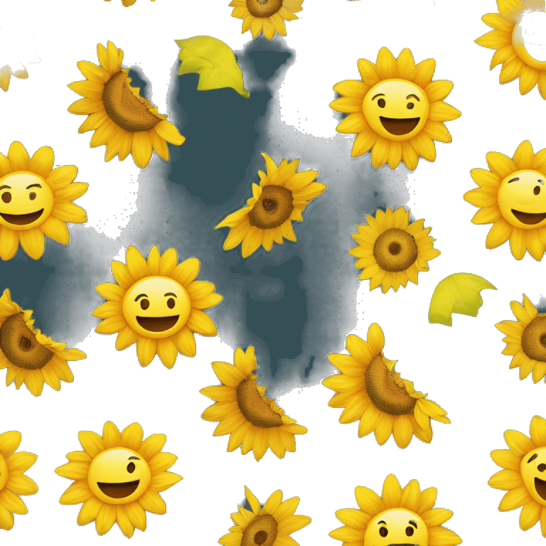 Smiling person holding a sunflower, waving, saying "Have a nice day!"
 emoji