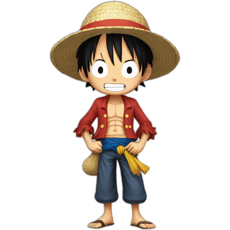 luffy from one piece emoji