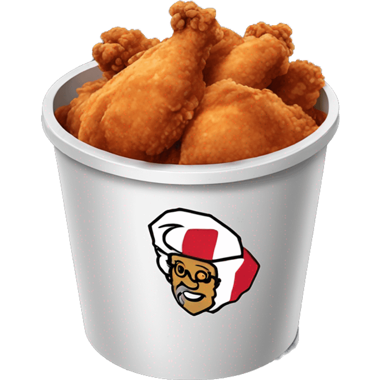 KfC Bucket of fried chicken emoji