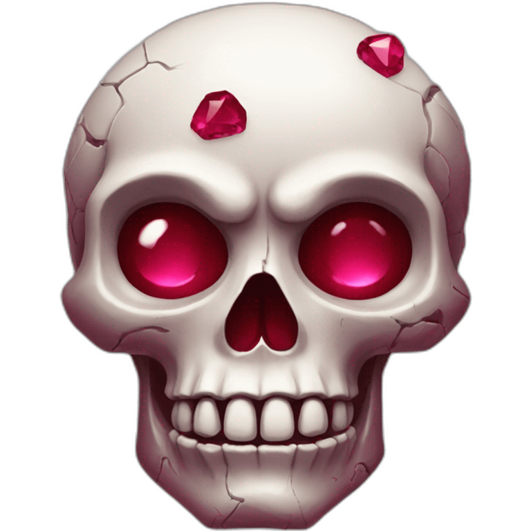 ruby skull emoji