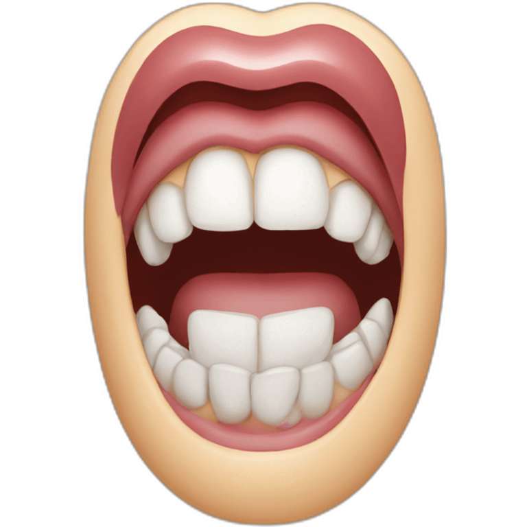 mouth with Tiger emoji