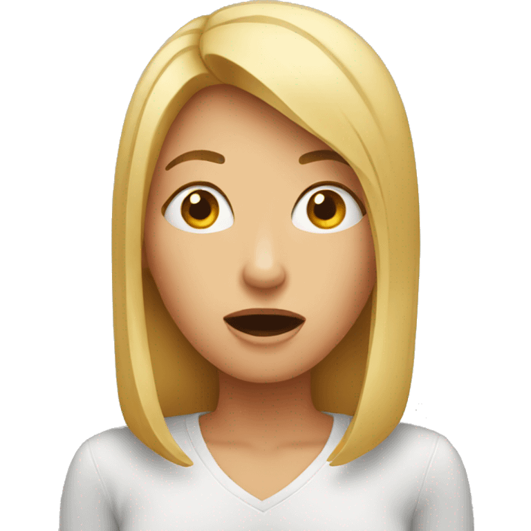 surprised woman emoji