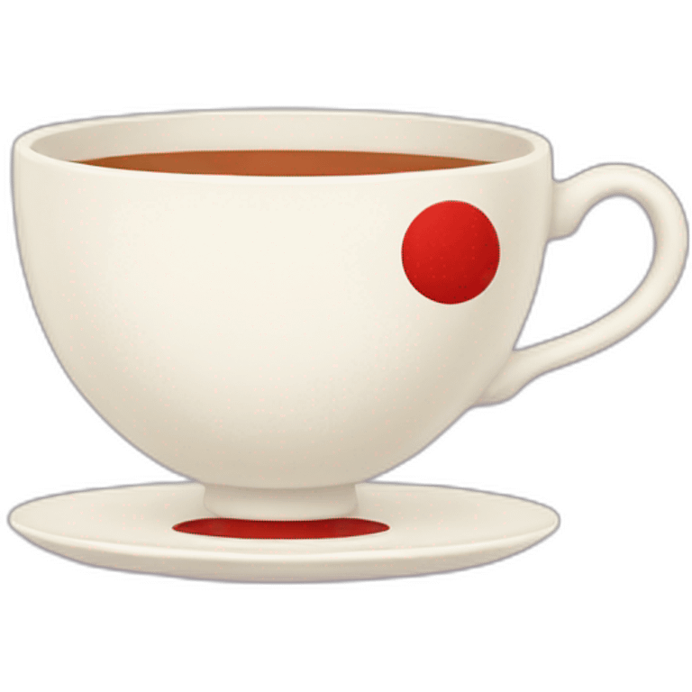 teacup with red x on top of it emoji