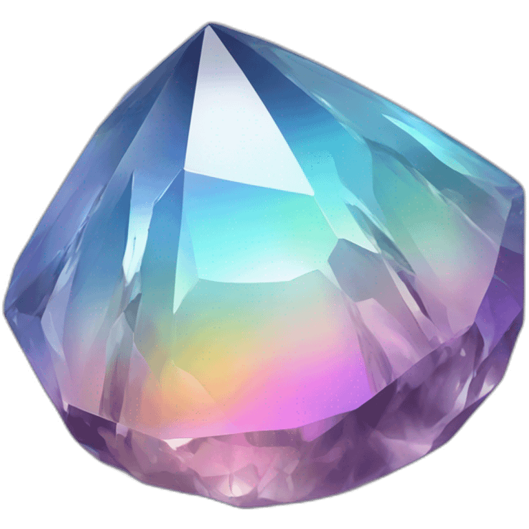 quartz crystal lbgt rainbow creature emoji