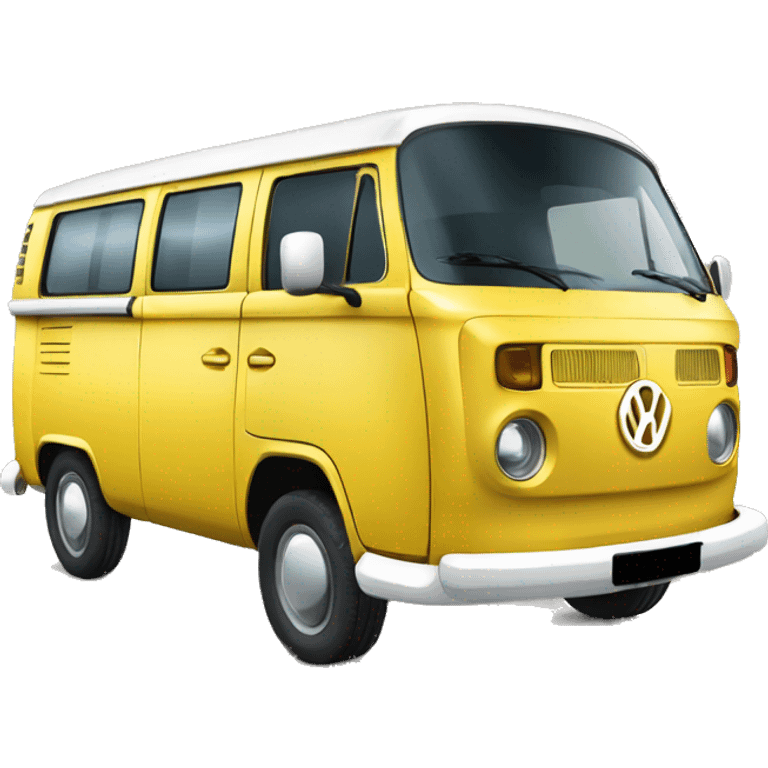 Yellow VW T5 emoji