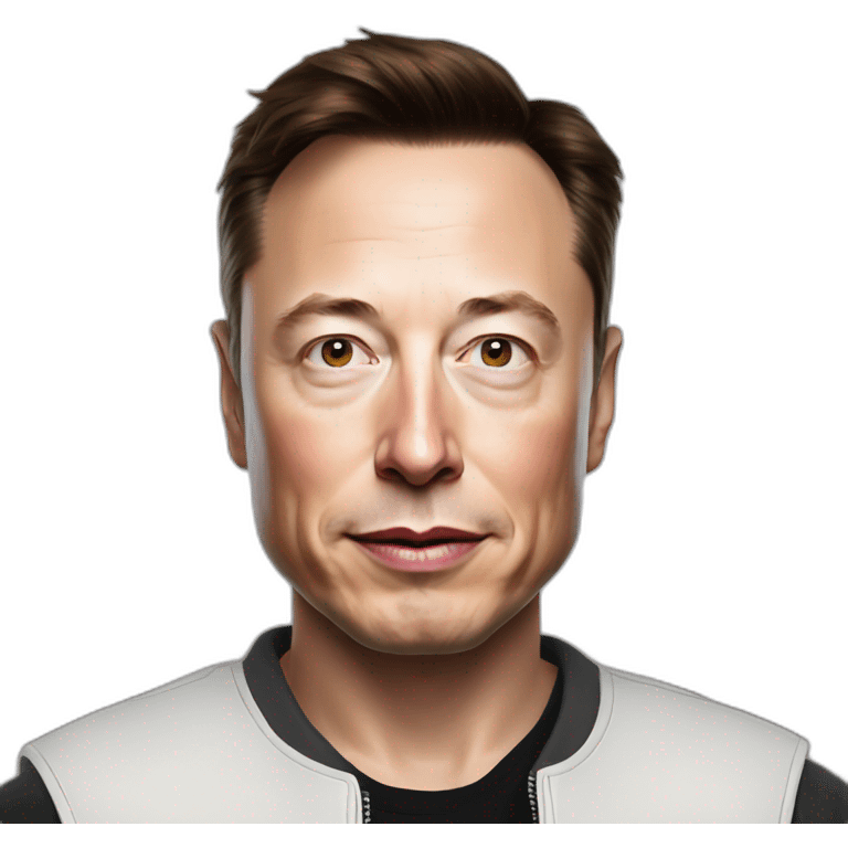 elon musk portrait emoji