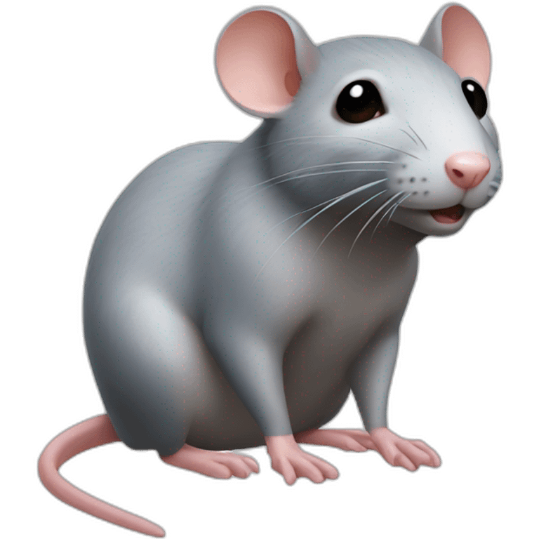 Rat karaté emoji