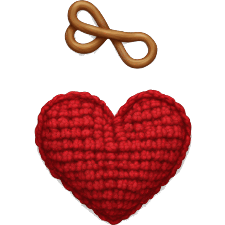 Crotchet heart emoji