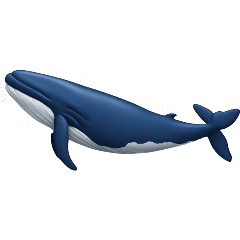 humpbck whale, dark blue emoji