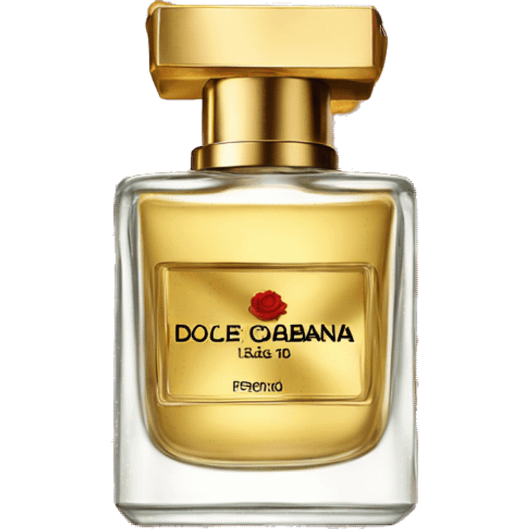 Dolce and Gabbana perfume emoji