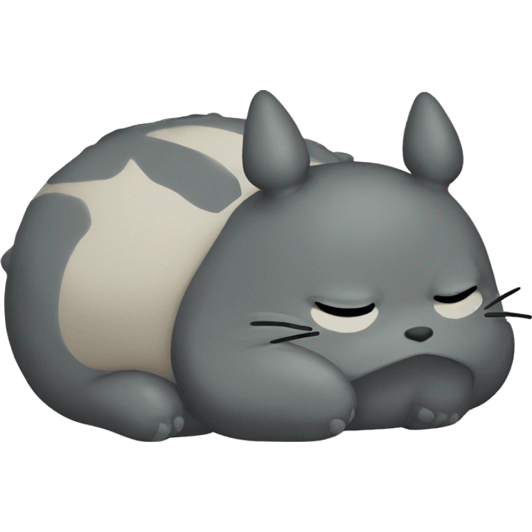 Totoro sleeping  emoji