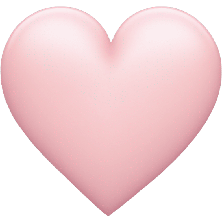 pastel pink heart emoji