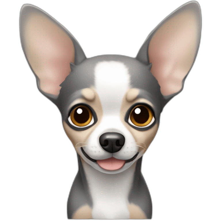 Chihuahua gris emoji