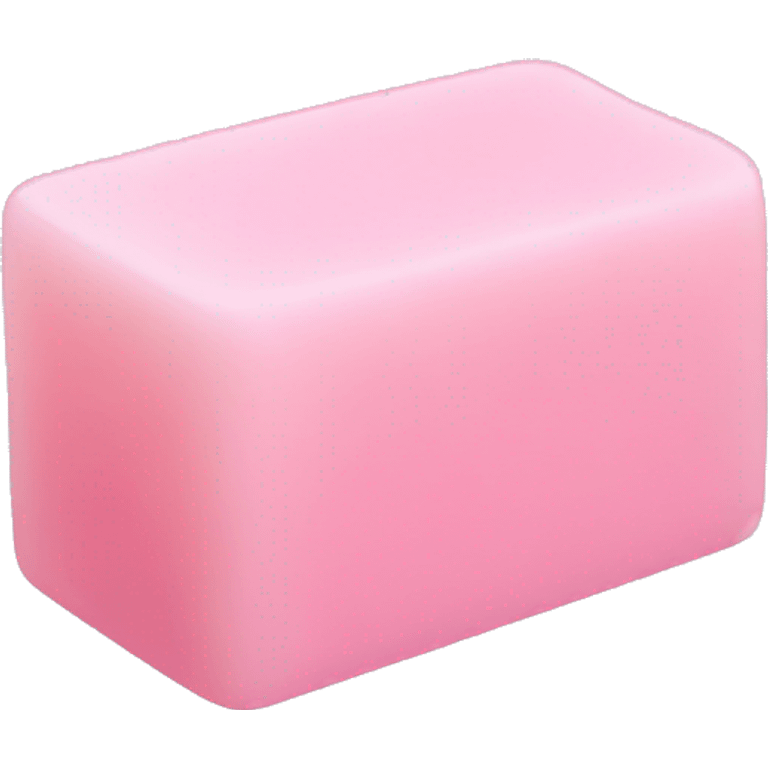 Light pink soap bar emoji