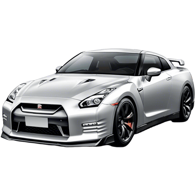 Nissan GT-R - Nissan (Model Year: 2022) (Iconic colour: Silver) emoji