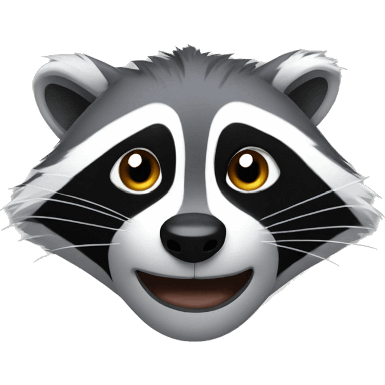 racoon head emoji