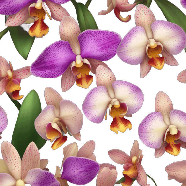 Orchids emoji