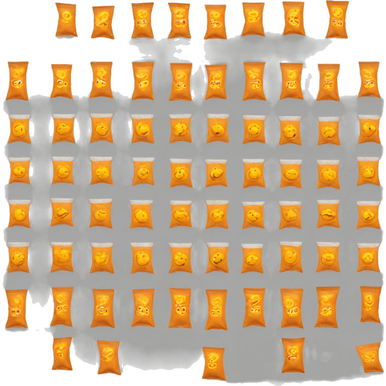 orange packets emoji