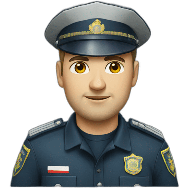 russian police man emoji