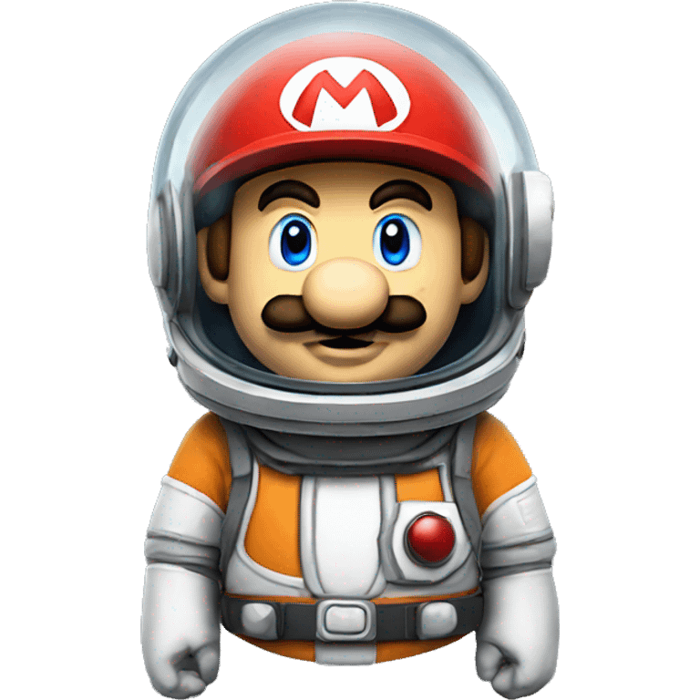 Mario in space emoji