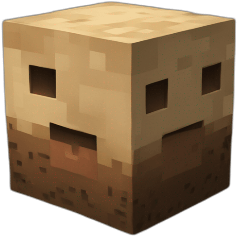 minecraft dirt block emoji