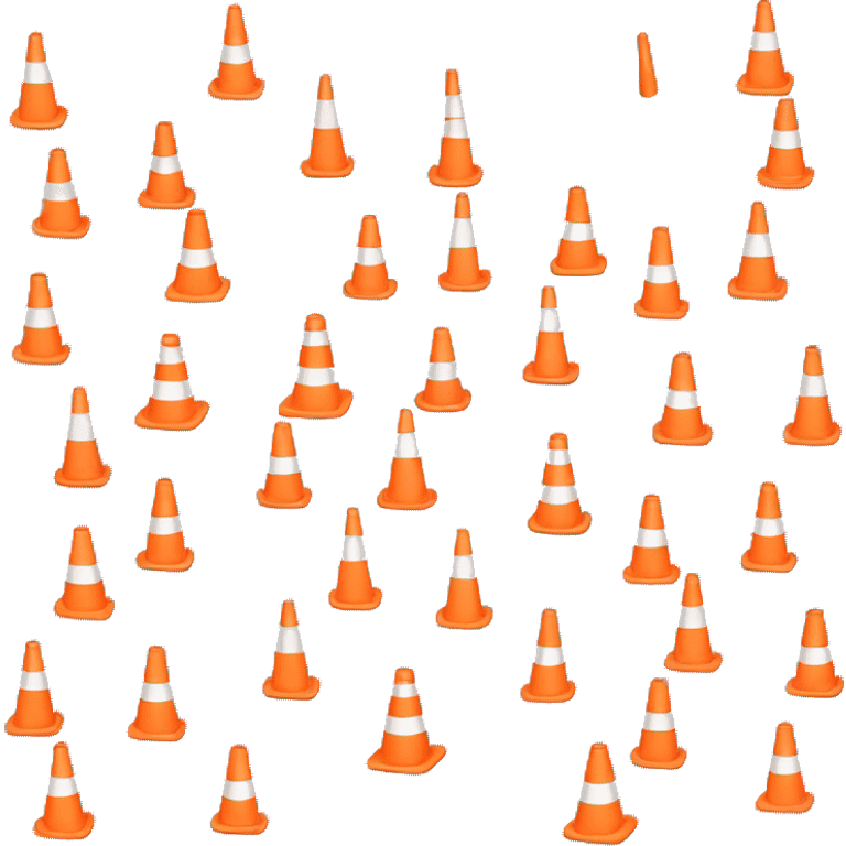 Traffic cone emoji