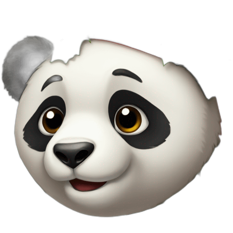 Panda,navidad emoji