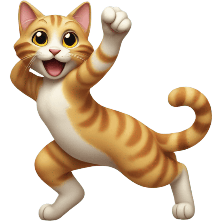 Dancing cat emoji