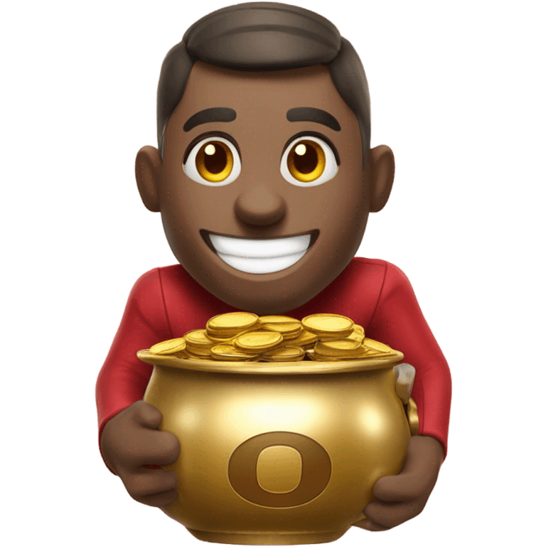 Brutus buckeye pot of gold emoji