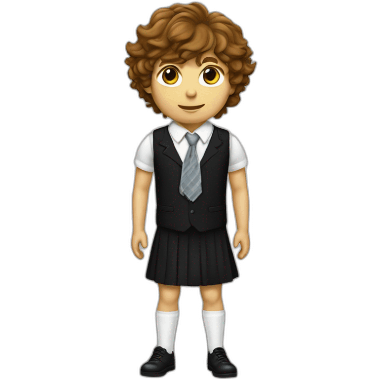 Angus Young english schoolboy dress emoji