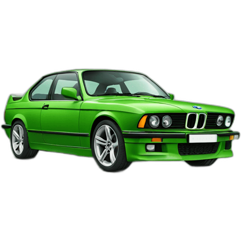 Green BMW emoji