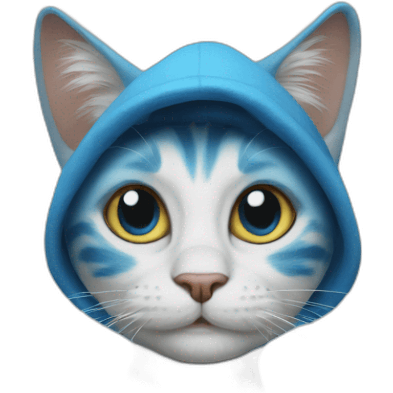 Smurf cat emoji