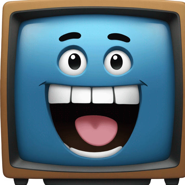 BLUE tv laughing emoji