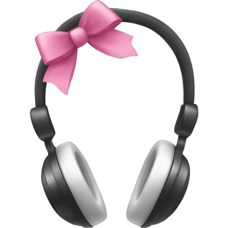 headphones with bows ￼ emoji