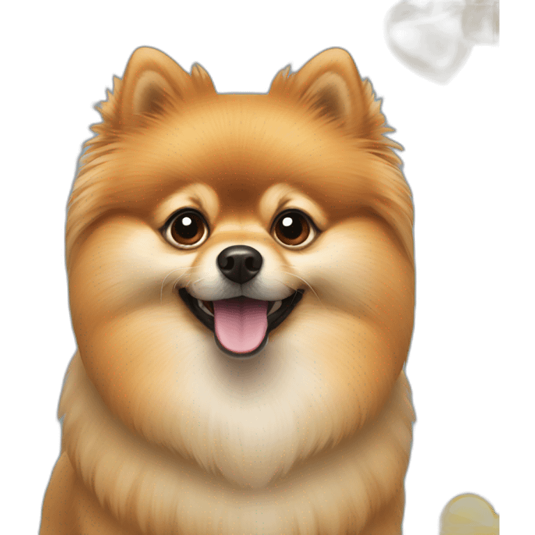 pomeranian dog emoji