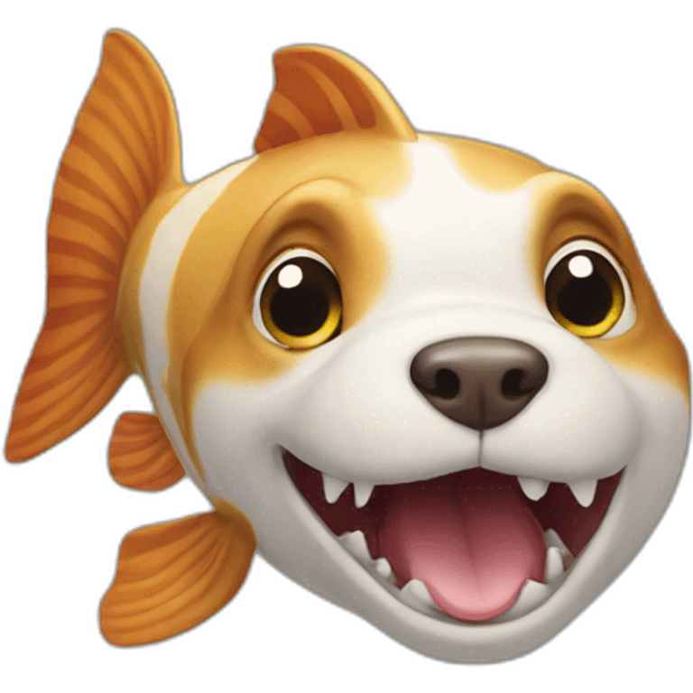 Dog fish emoji