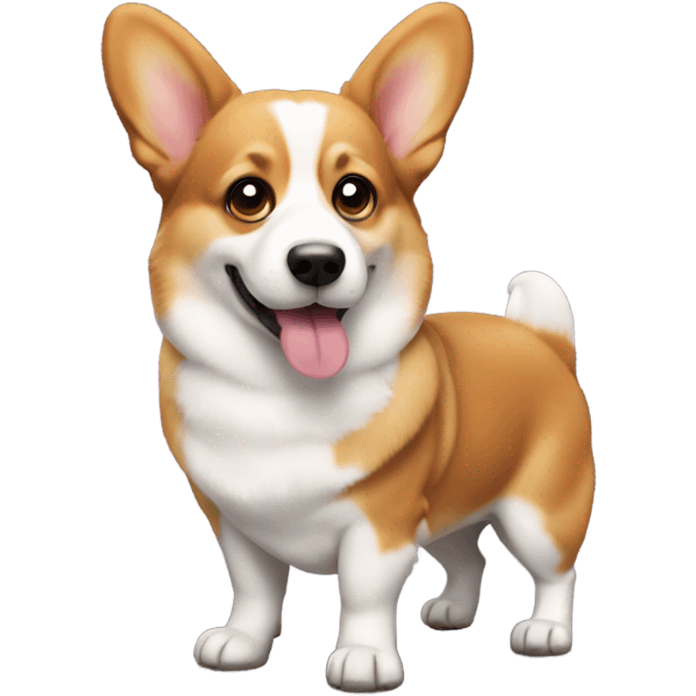 Corgi with a big butt emoji