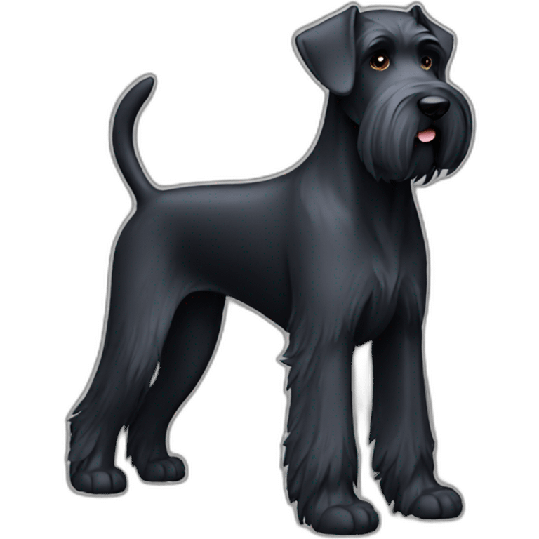 Giant Schnauzer Full Body emoji