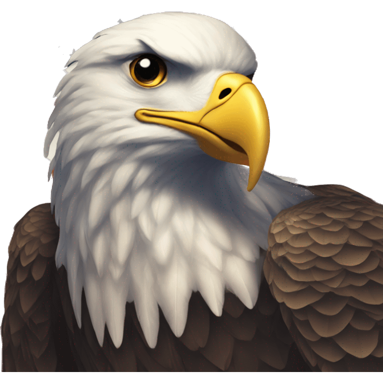 eagle-with-american-flag emoji