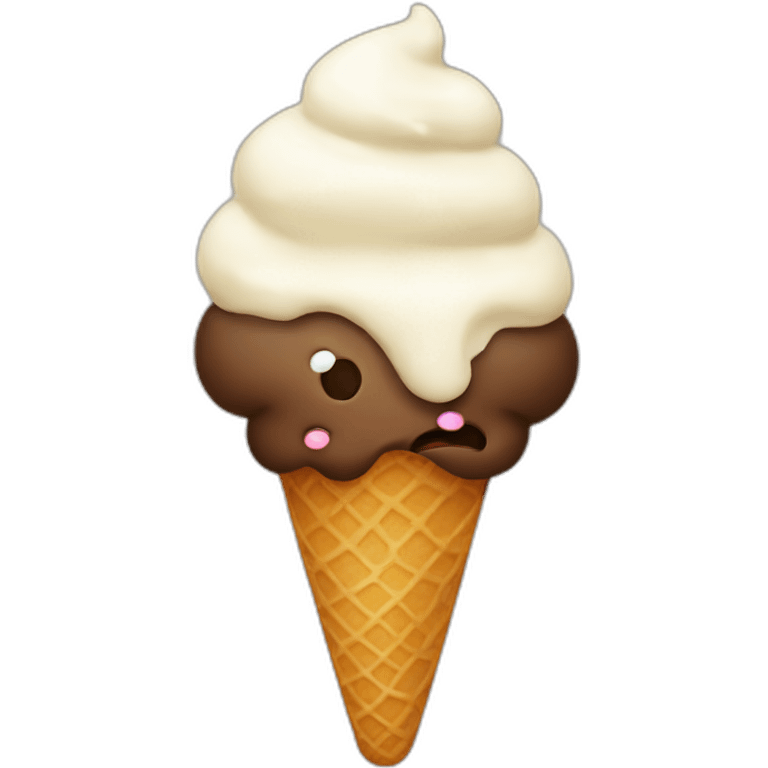 poop-ice-cream emoji