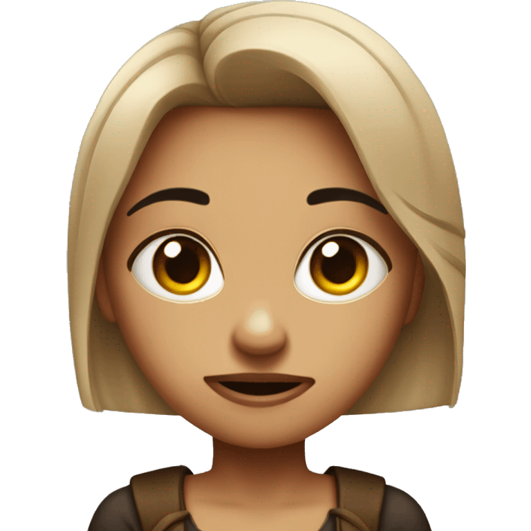 Girl emoji with attitude, eyebrow raised, angry face, and arms crossed emoji