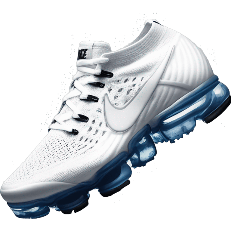 Nike Vapormax white emoji