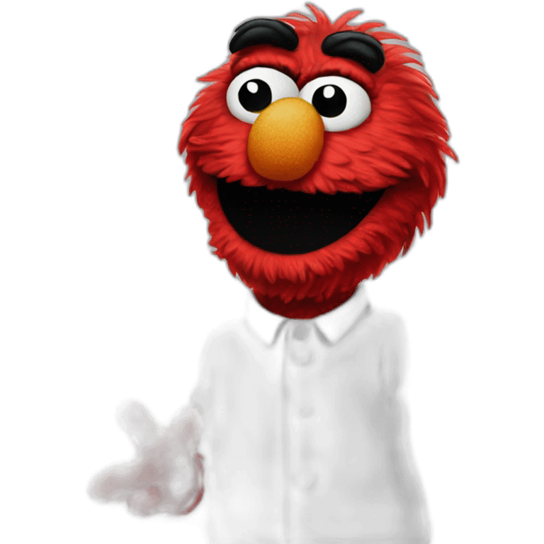 Elmo salute emoji